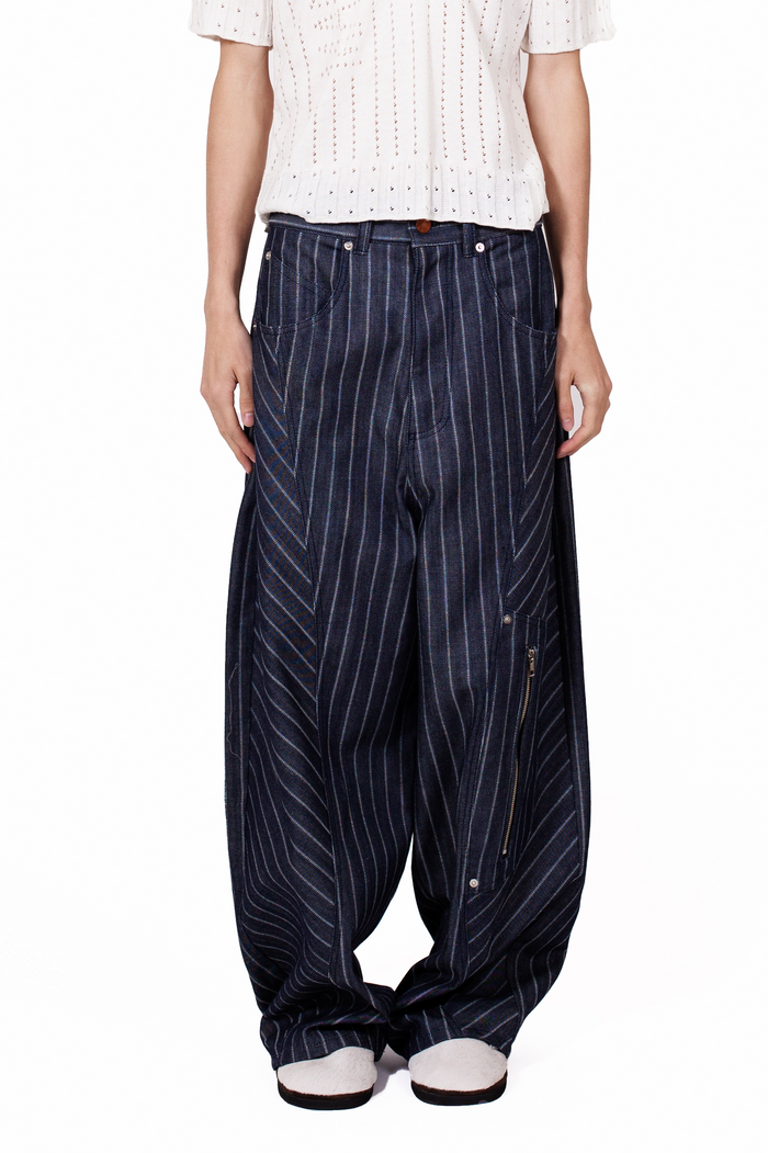 Baggy Stripe Jeans