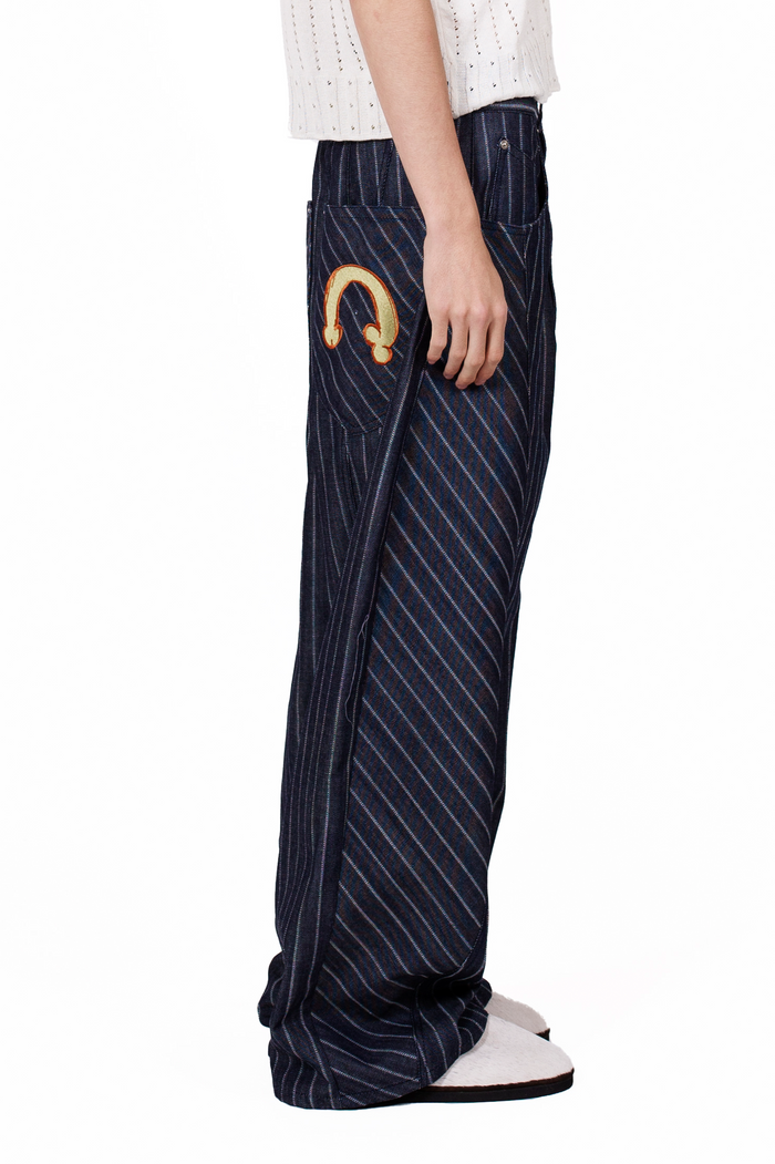 Baggy Stripe Jeans