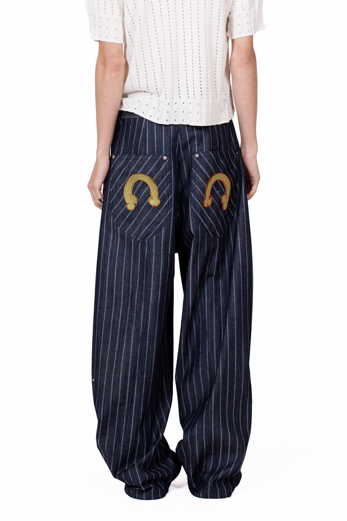 Baggy Stripe Jeans