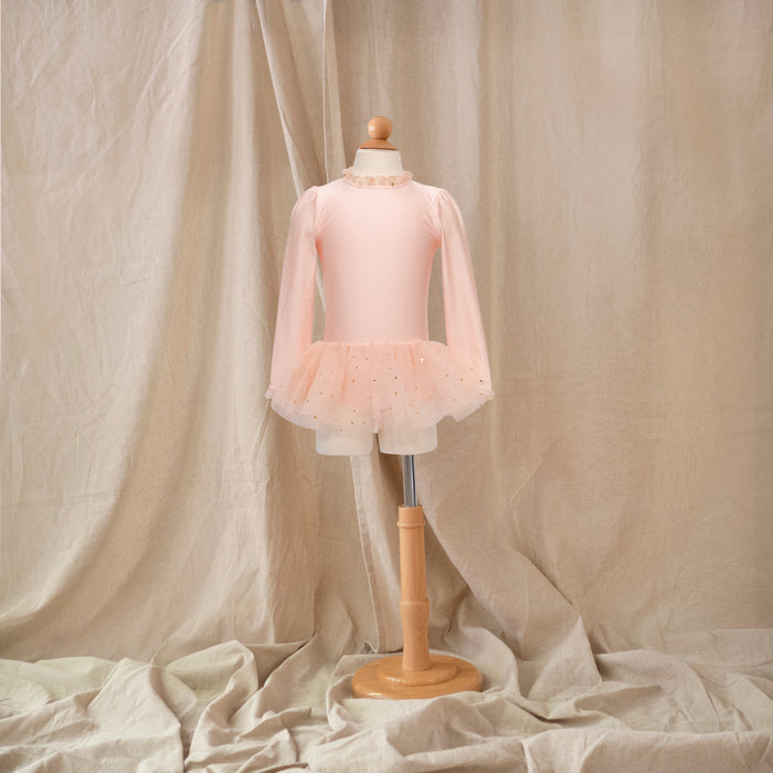 Petit Playa Ballet Bikini Skirt in Fairy Pink print, sun-safe UPF50+ swimwear for babies and girls — image 4