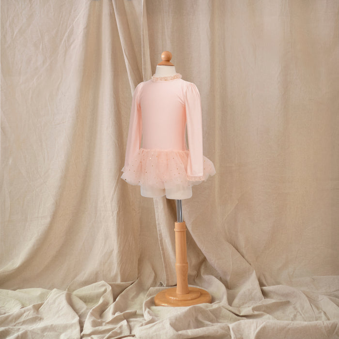 Petit Playa Ballet Bikini Skirt in Fairy Pink print, sun-safe UPF50+ swimwear for babies and girls — image 5