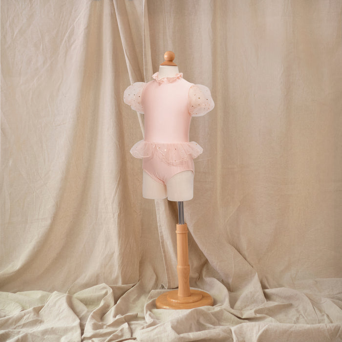 Petit Playa Ballet Swimsuit in Fairy Pink print, sun-safe UPF50+ swimwear for babies and girls — image 3