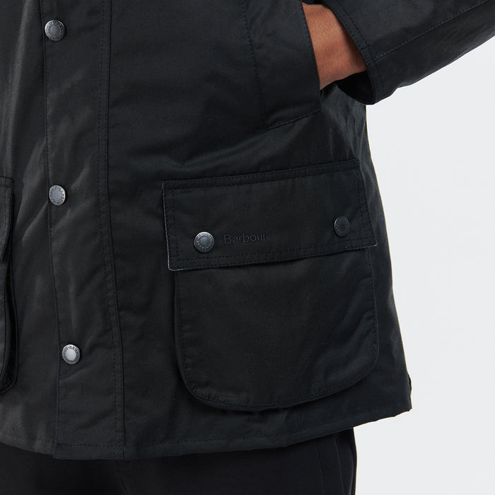 Barbour - Bodey Wax Jacket in Black - Nigel Clare