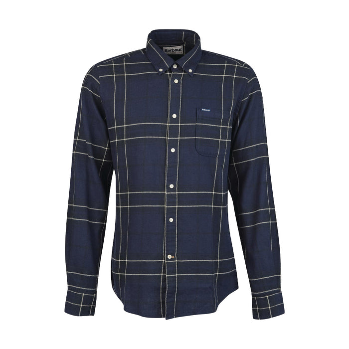Barbour - Carter Tailored Fit Shirt in Navy - Nigel Clare