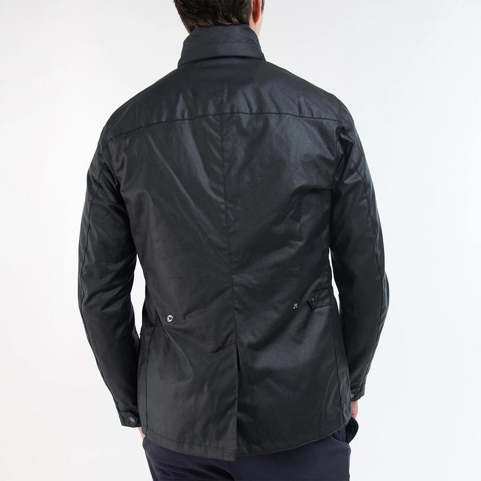 Barbour - Century Wax Jacket in Navy - Nigel Clare