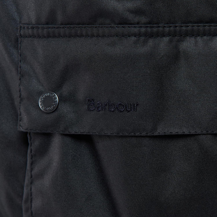 Barbour - Century Wax Jacket in Navy - Nigel Clare