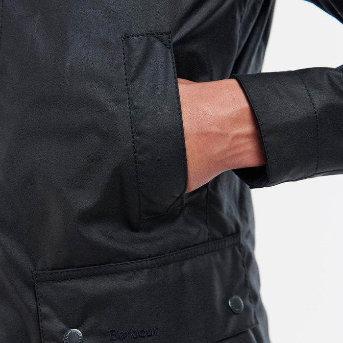 Barbour - Century Wax Jacket in Navy - Nigel Clare