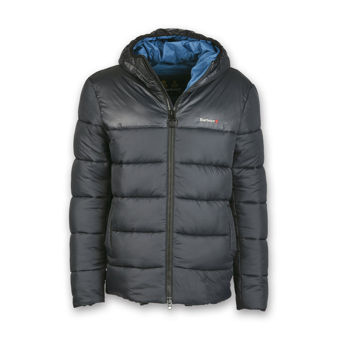 Barbour - Dewpoint Baffle Puffer Jacket in Black - Nigel Clare