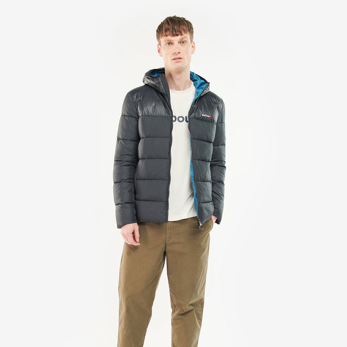 Barbour - Dewpoint Baffle Puffer Jacket in Black - Nigel Clare