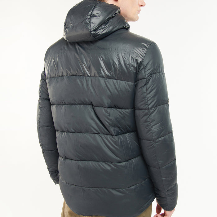 Barbour - Dewpoint Baffle Puffer Jacket in Black - Nigel Clare