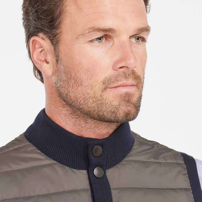 Barbour - Essential Knit Back Gilet in Navy - Nigel Clare