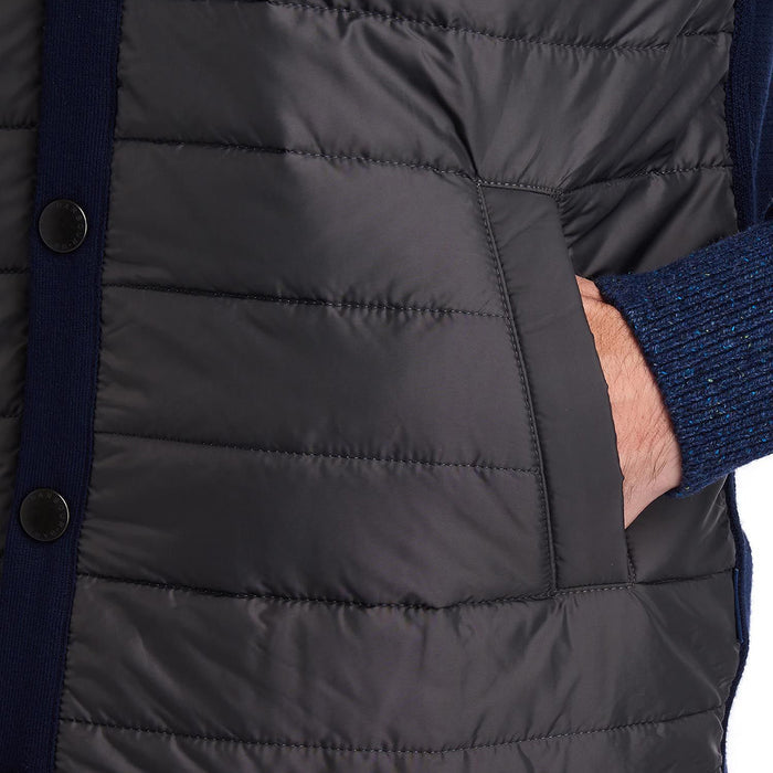 Barbour - Essential Knit Back Gilet in Navy - Nigel Clare