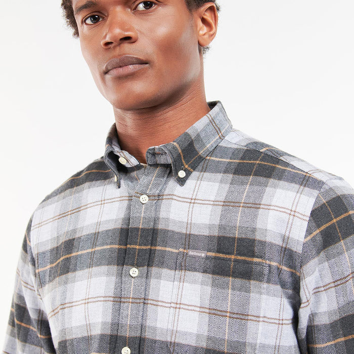 Barbour - Kyeloch Tailored Fit Shirt in Greystone - Nigel Clare
