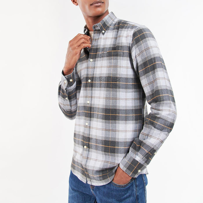 Barbour - Kyeloch Tailored Fit Shirt in Greystone - Nigel Clare