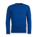 Barbour - Light Cotton Crew Neck Jumper in Bright Blue - Nigel Clare
