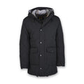 Barbour - Moben Baffle Quilted Jacket in Black - Nigel Clare