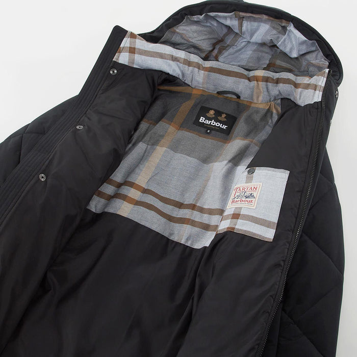 Barbour - Moben Baffle Quilted Jacket in Black - Nigel Clare