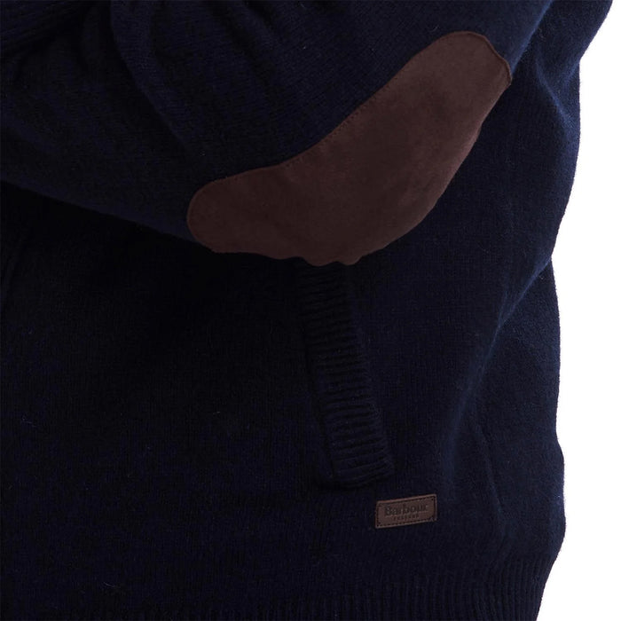 Barbour - Patch Full Zip Up Cardigan in Navy - Nigel Clare