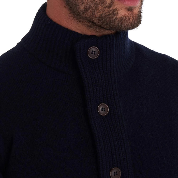 Barbour - Patch Full Zip Up Cardigan in Navy - Nigel Clare