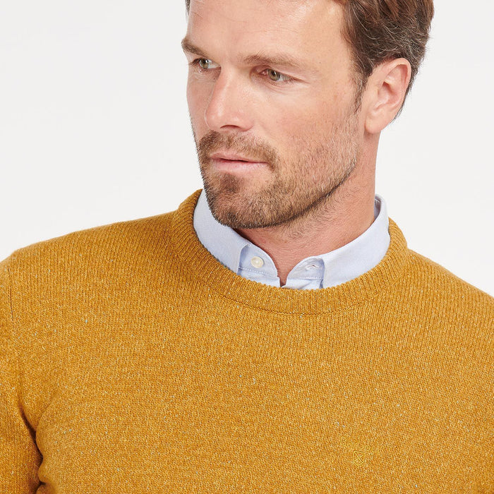 Barbour - Tisbury Crew Neck Jumper in Copper - Nigel Clare