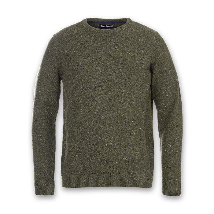 Barbour - Tisbury Crew Neck Jumper in Dark Seaweed - Nigel Clare