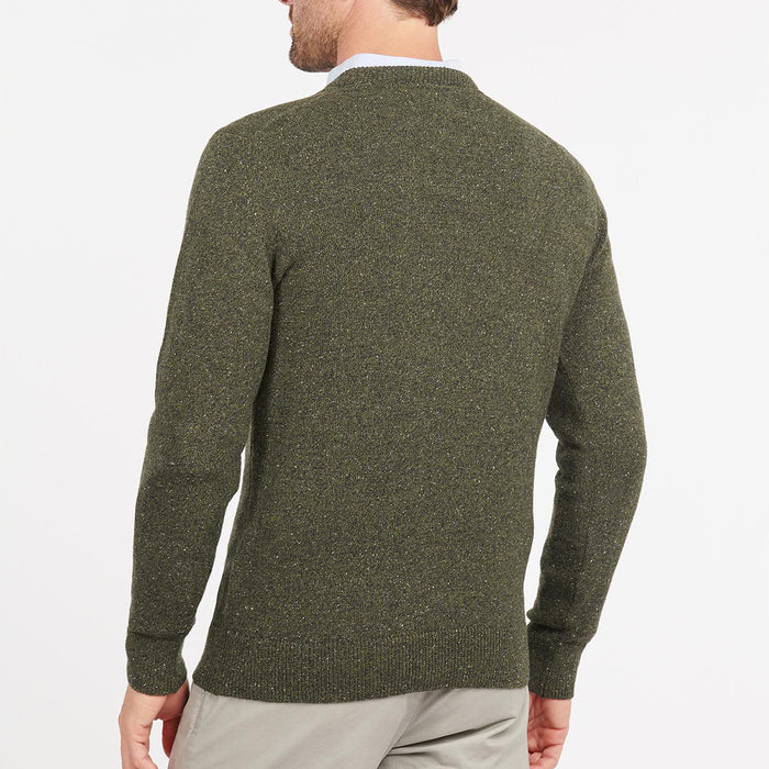 Barbour - Tisbury Crew Neck Jumper in Dark Seaweed - Nigel Clare