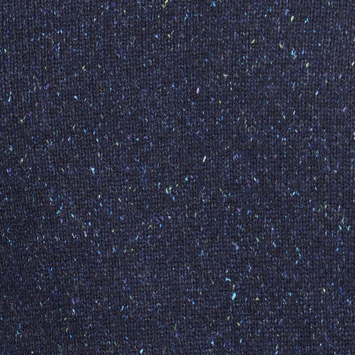 Barbour - Tisbury Crew Neck Jumper in Navy Fleck - Nigel Clare
