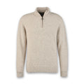 Barbour - Tisbury Half Zip Jumper in Stone - Nigel Clare