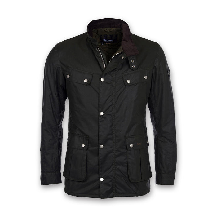 Barbour International - Tourer Duke Wax Jacket in Sage - Nigel Clare