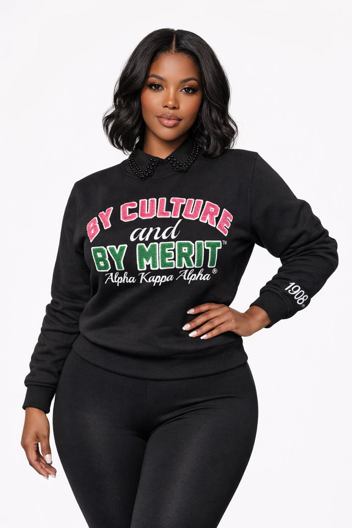 BCBM Black Waist-Length Sweatshirt