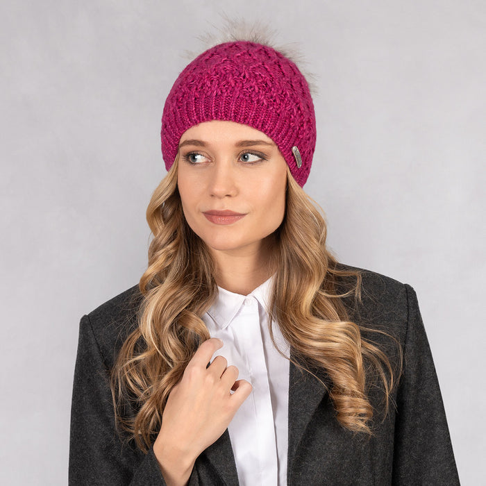 Giesswein Beanie Bliggspitze - grain de raisin 374