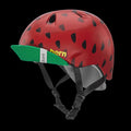 Bern Nina Satin Red Strawberry w/ Flip Visor