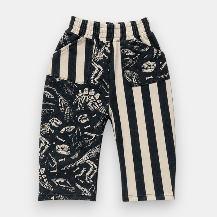 Best Day Ever Kids - Mixed Up Baggy Pant - Bone Yard
