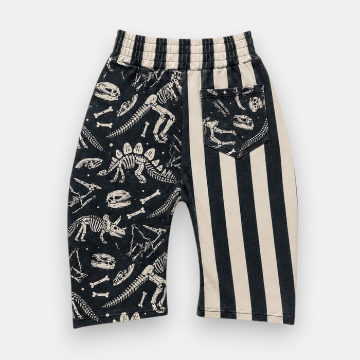 Best Day Ever Kids - Mixed Up Baggy Pant - Bone Yard