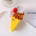 Bewaltz - Hair Claw Clip - Ice Cream with Cherry