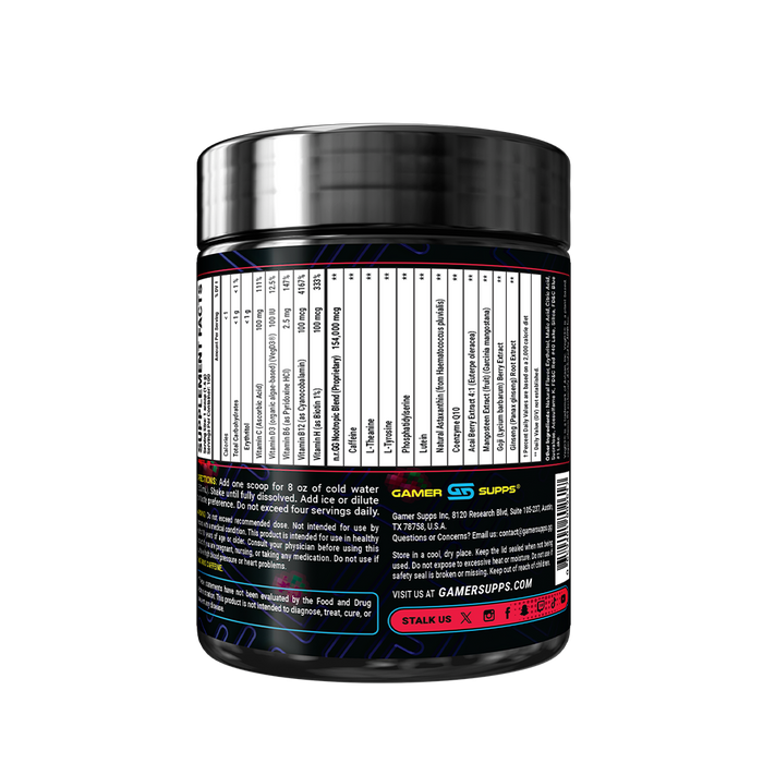 Black Cherry - 100 Servings - Gamer Supps