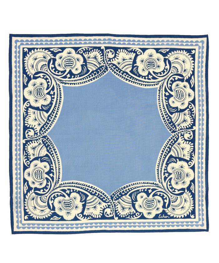 Blue Bohemian Bandana