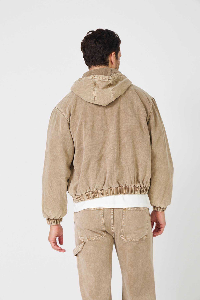 Bomber Camel Délavé