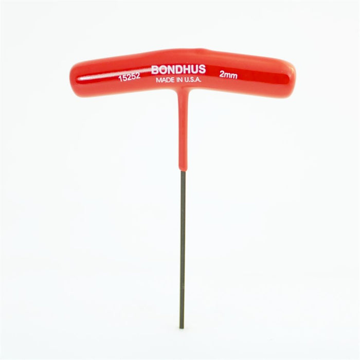 BONDHUS METRIC 23CM / 9" T-HANDLE LONG HEX KEYS