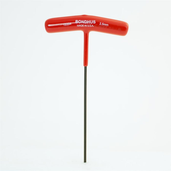BONDHUS METRIC 23CM / 9" T-HANDLE LONG HEX KEYS