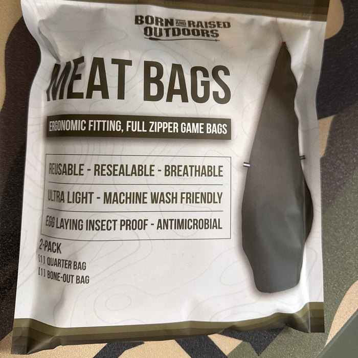 Born & Raised Meat Bags. 2 Pack