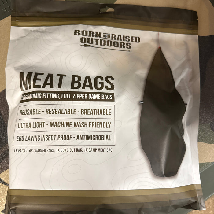 Born & Raised Meat Bags 6 pack