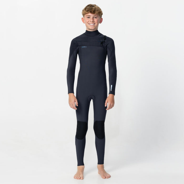 Boy's HyperFreak 4/3+mm Steamer Chest Zip - Gunmetal