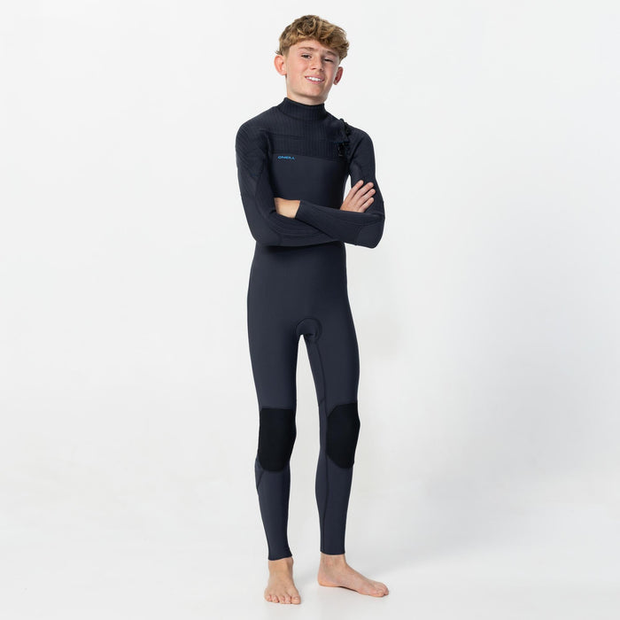 Boy's HyperFreak 4/3+mm Steamer Chest Zip - Gunmetal