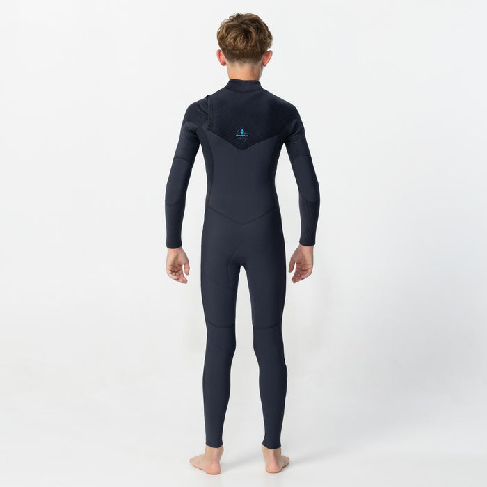 Boy's HyperFreak 4/3+mm Steamer Chest Zip - Gunmetal