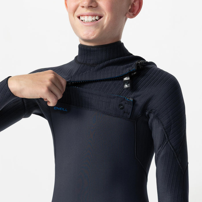 Boy's HyperFreak 4/3+mm Steamer Chest Zip - Gunmetal