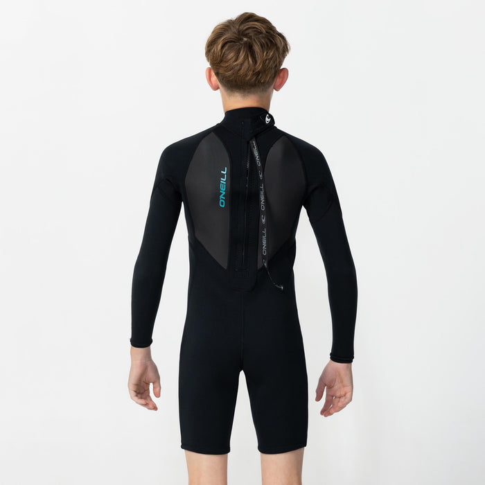 Boy's Reactor 2mm Long Sleeve Spring Suit Back Zip - Black