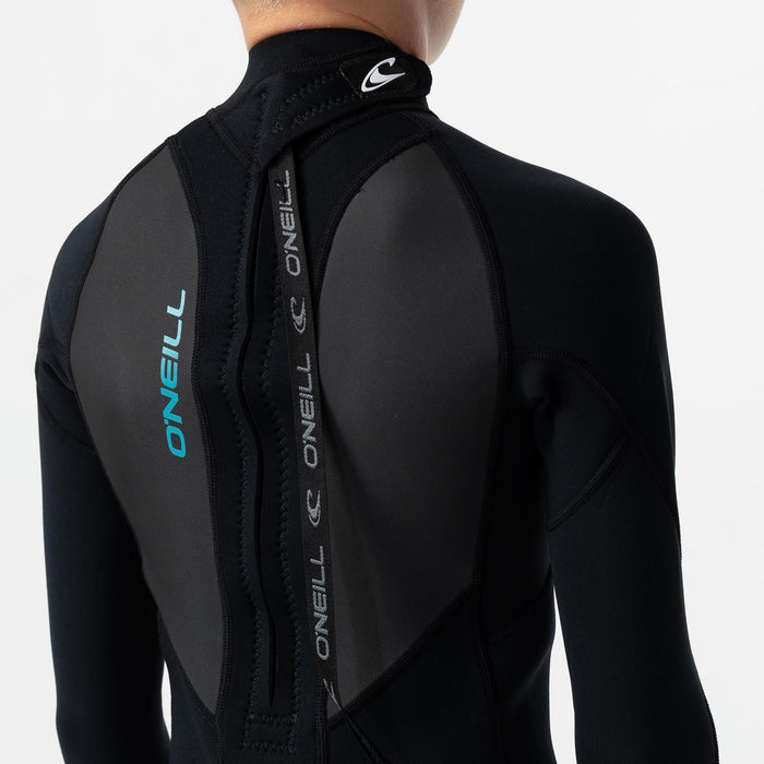 Boy's Reactor 2mm Long Sleeve Spring Suit Back Zip - Black