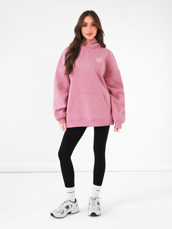 Briston Oversized Hoodie - Warm Rose