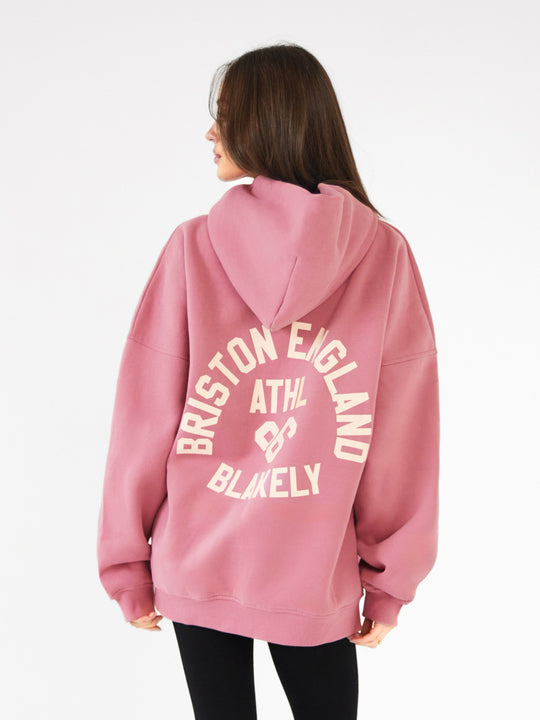 Briston Oversized Hoodie - Warm Rose